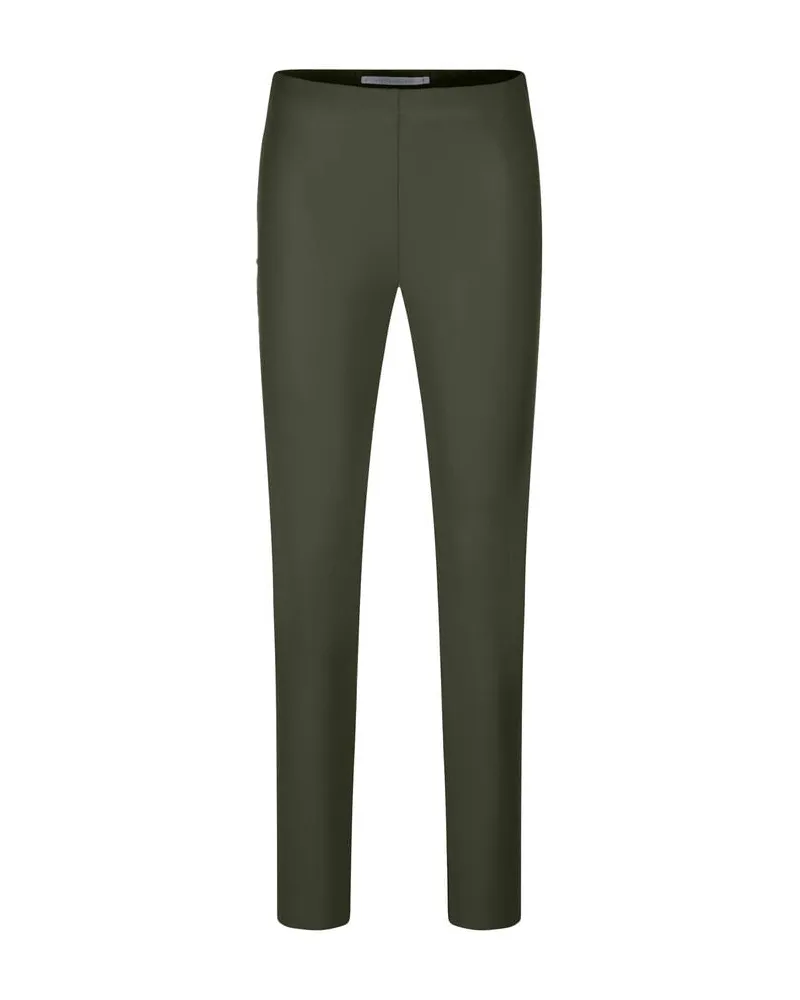 RAFFAELLO ROSSI  Damen Kunstlederhose RESA Slim Fit Oliv