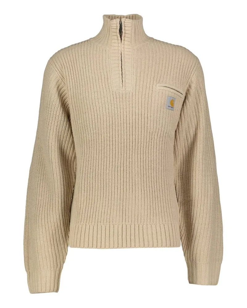 Carhartt WIP Herren Pullover DETROIT HALF ZIPPER Sand