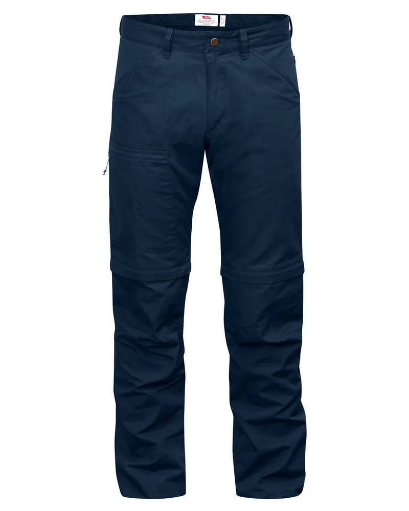 Fjäll Räven Herren Hose HIGH COAST TROUSERS ZIP OFF Nachtblau