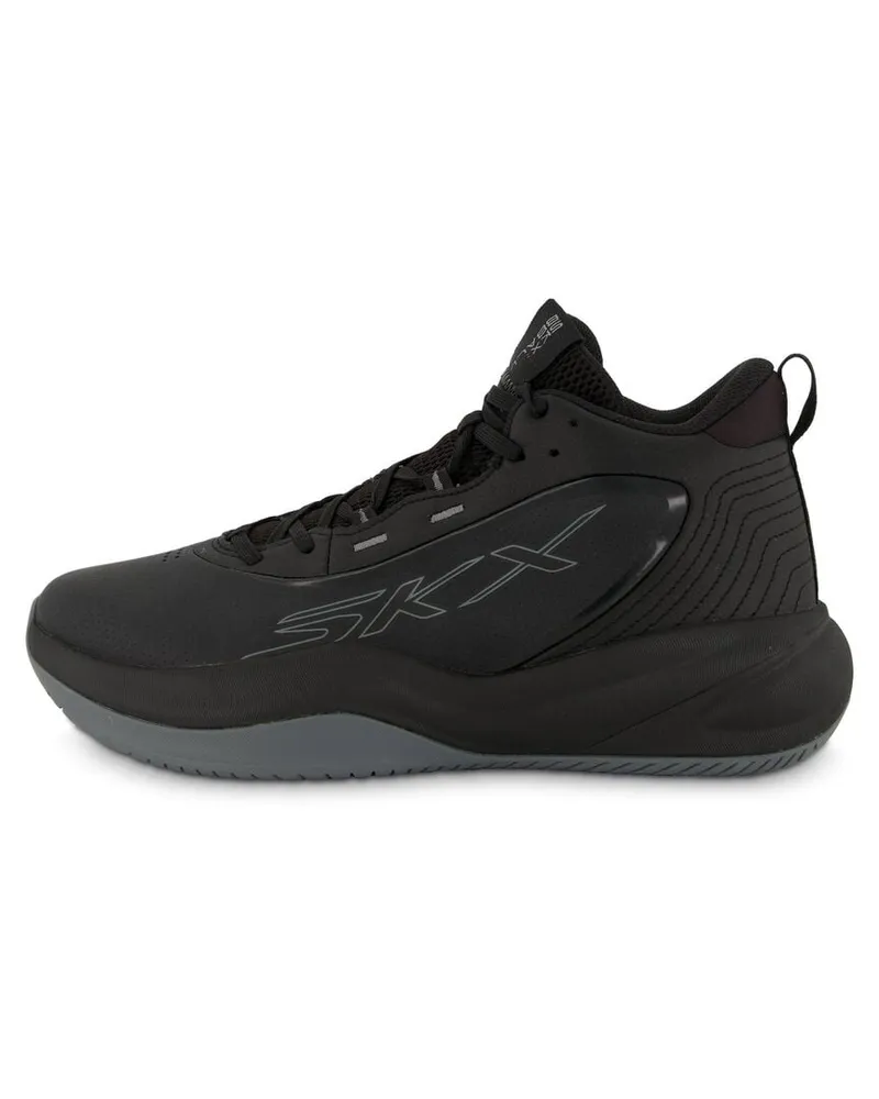 Skechers Herren Basketballschuhe mit Leder SKX LEAGUE Schwarz