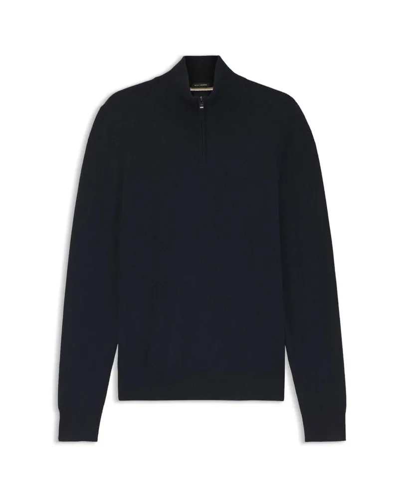 HUGO BOSS Herren Troyer aus Wolle und Kaschmir H-HEMARLO Marine