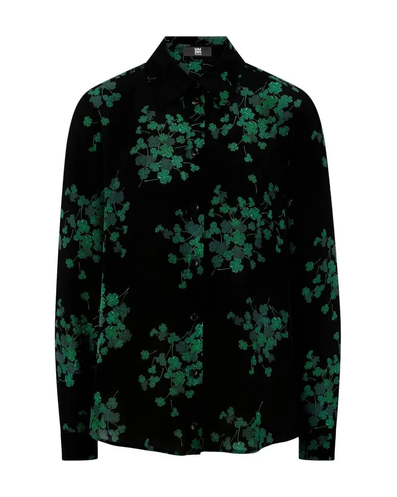 Riani Damen Bluse mit Print Taupe