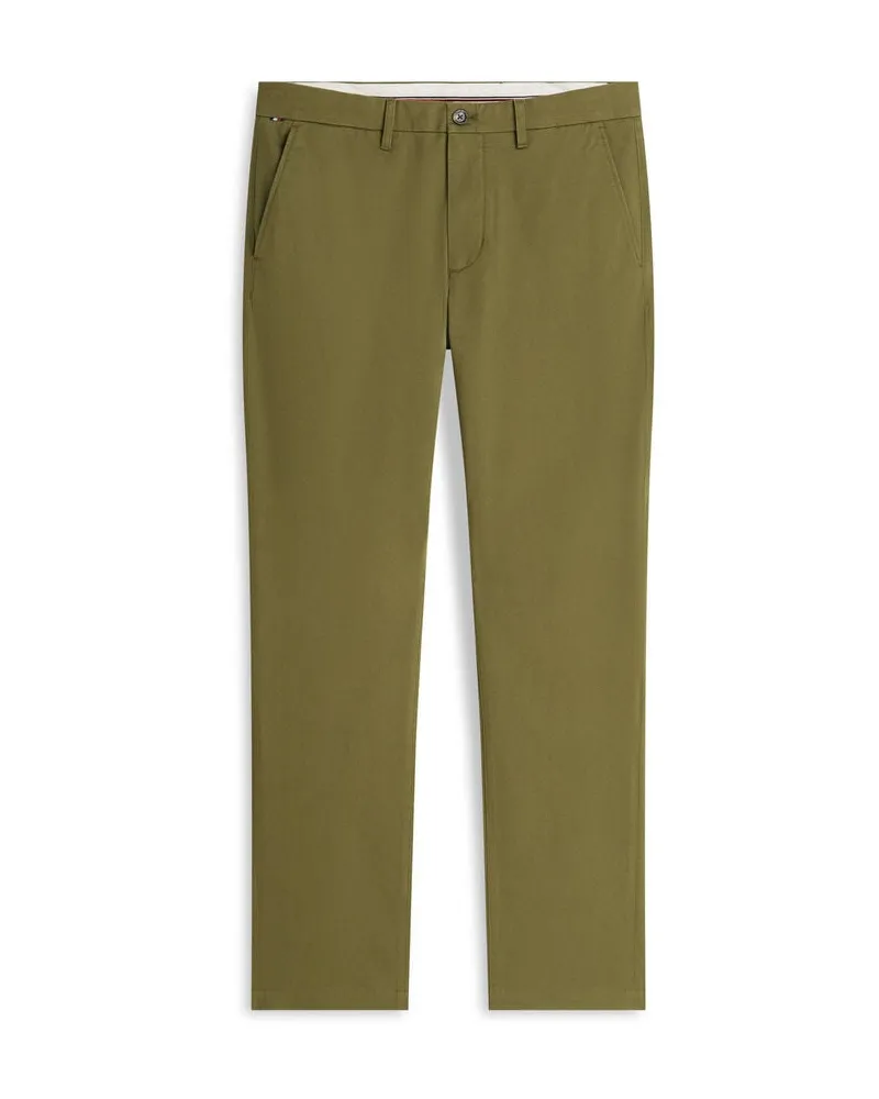 Tommy Hilfiger Herren Chinohose Straight Fit Khaki