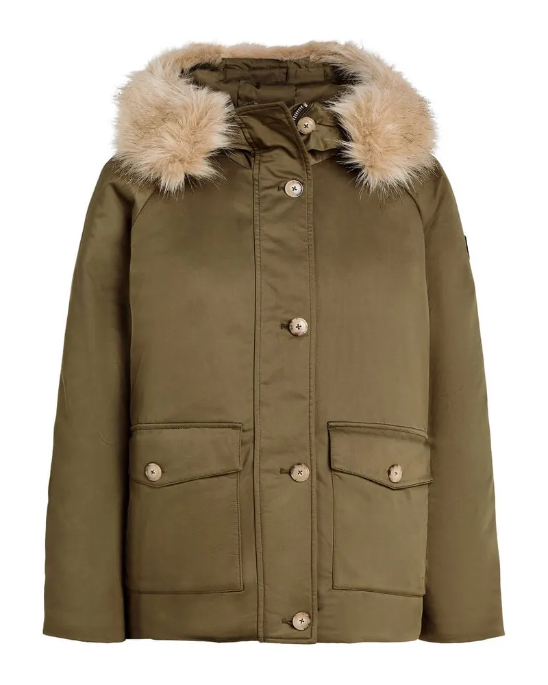 Tommy Hilfiger Damen Winterjacke PADDED PARKA Khaki