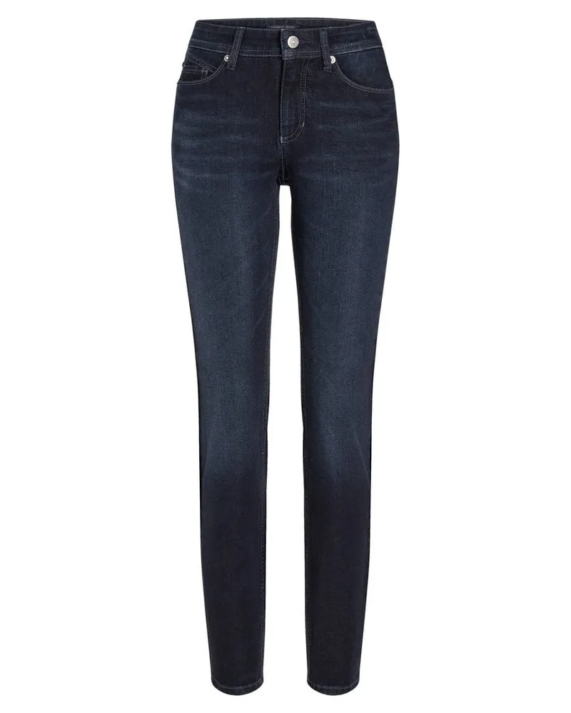 Cambio Damen Jeans "Parla" Skinny Fit Darkblue