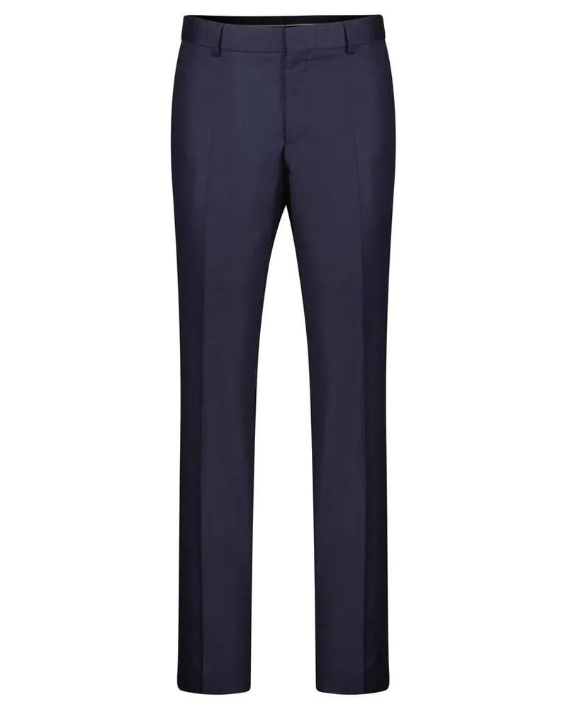 HUGO BOSS Herren Hose aus Wolle H-GENIUS-253 Marine
