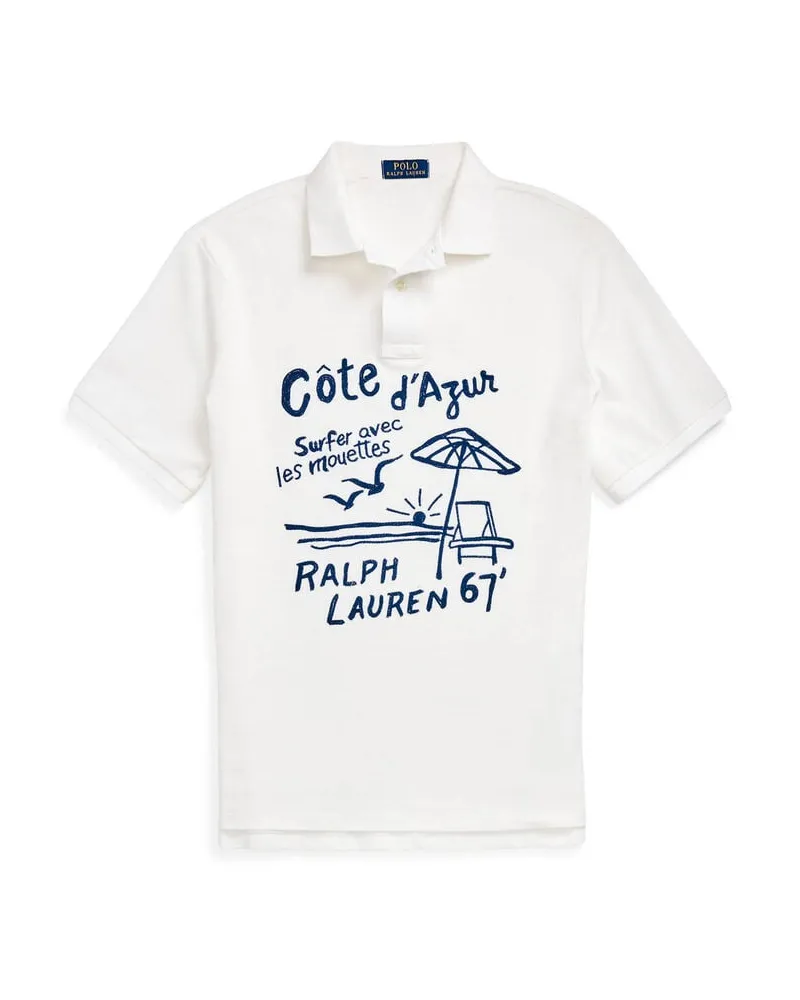 Ralph Lauren Herren Poloshirt Weiss