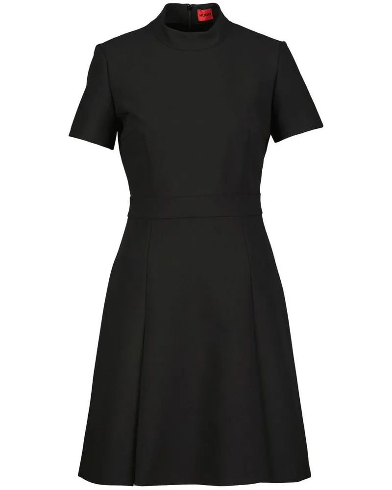 HUGO BOSS Damen Etuikleid KAFINE Schwarz