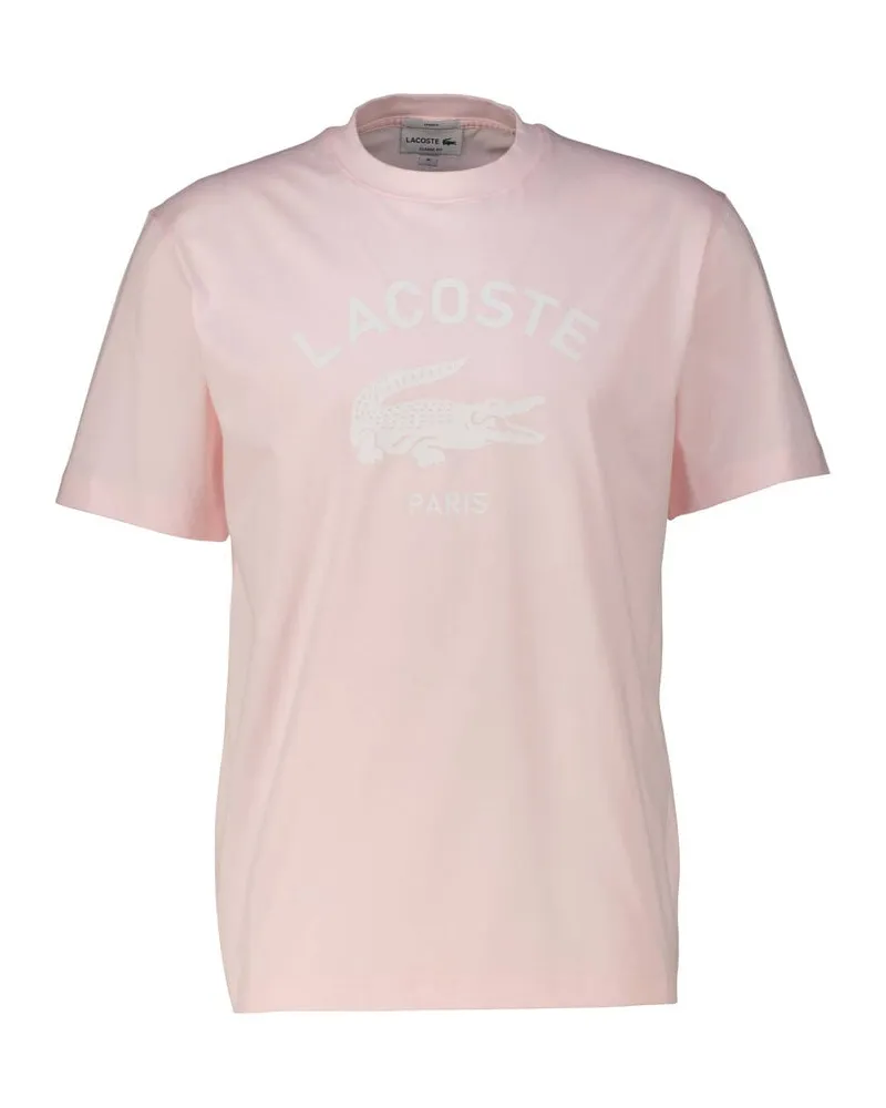 Lacoste Herren T-Shirt  aus Baumwolljersey Rose