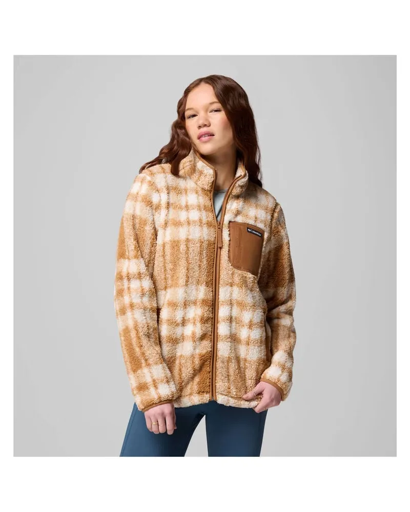 Columbia Sportswear Company Damen Fleecejacke WEST BEND PRINT FULL ZIP II Braun