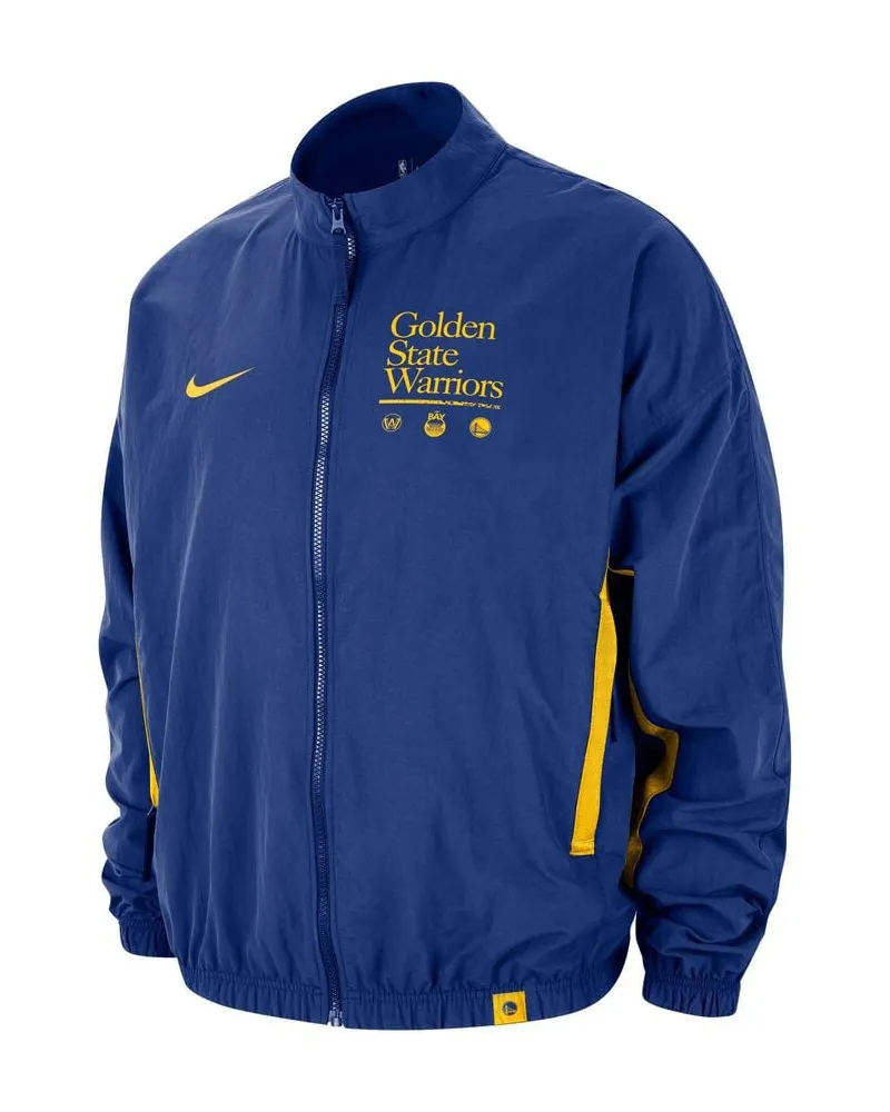Nike Herren Trainingsjacke NBA-GOLDEN STATE WARRIORS DNA COURTSIDE Blau