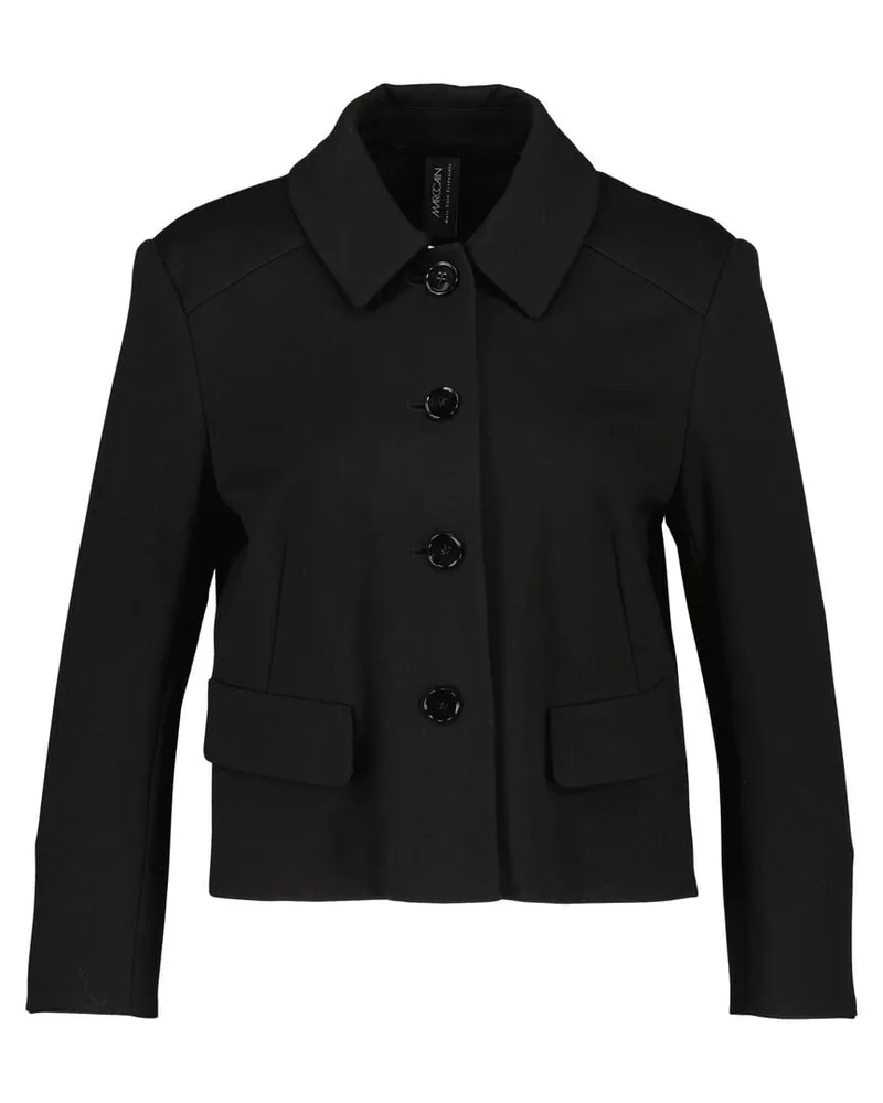 Marc Cain Damen Jacke Slim Fit Schwarz