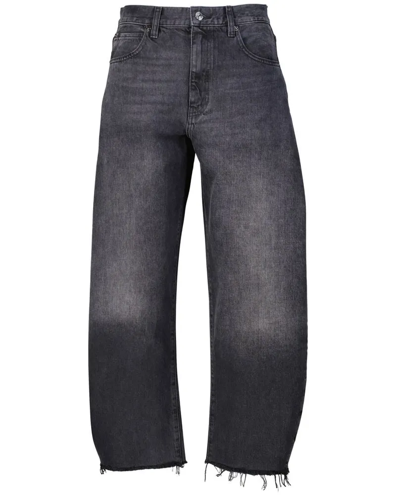 Frame Denim Damen Jeans THE BUBBLE CROP Blueblack