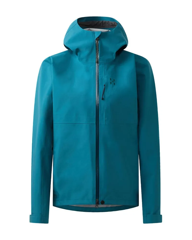 Haglöfs Damen Jacke wasserdicht FRONT PROOF II Petrol