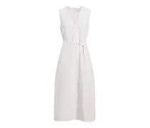 Damen Sommerkleid aus Lyocell und Leinen LINEN BLEND NS V NECK DRESS