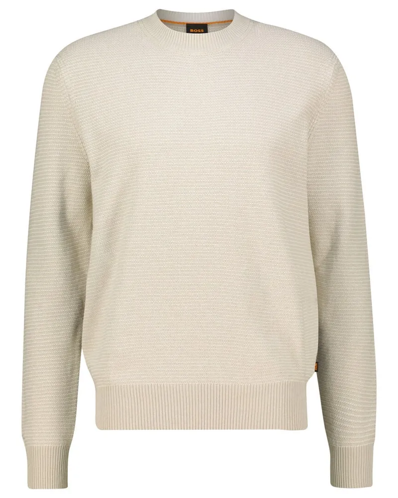 HUGO BOSS Herren Pullover AMERCURY Regular Fit Camel