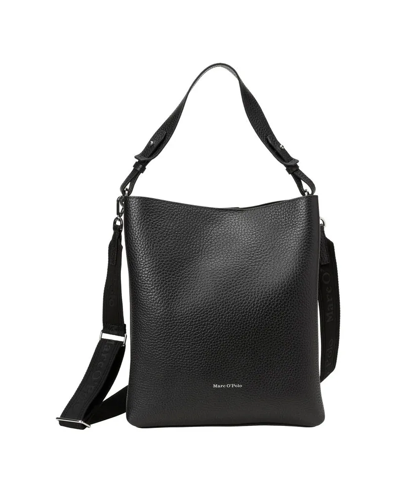Marc O'Polo Damen Schultertasche HOBO BAG M Schwarz