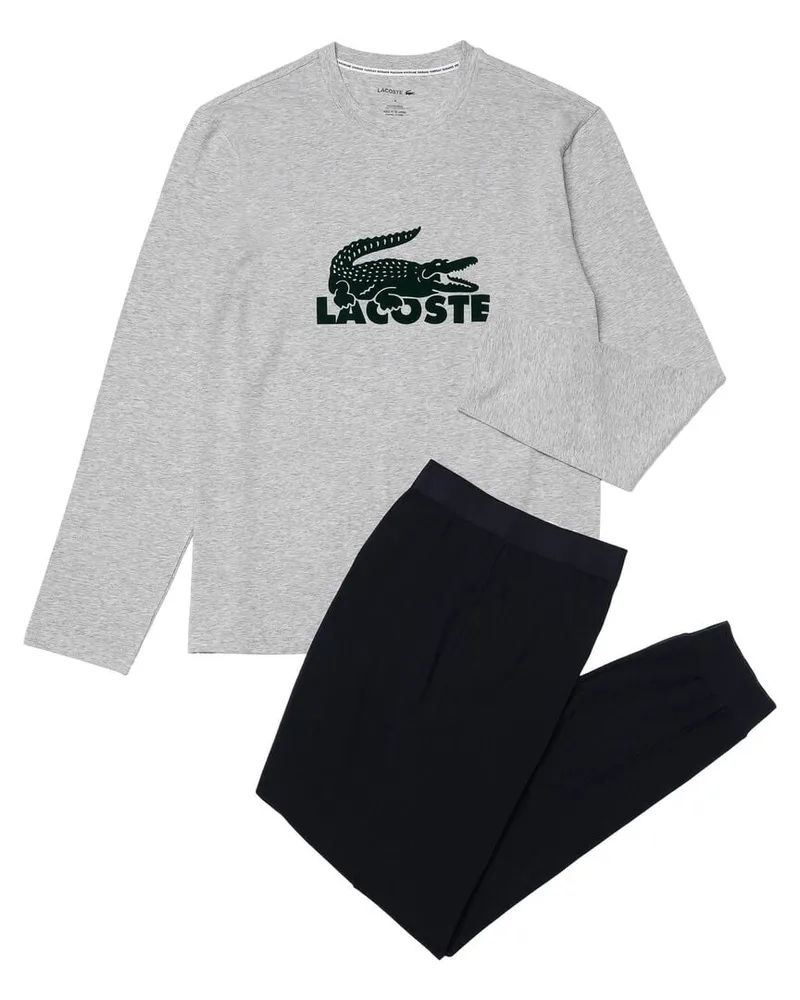 Lacoste Herren Pyjama Grau