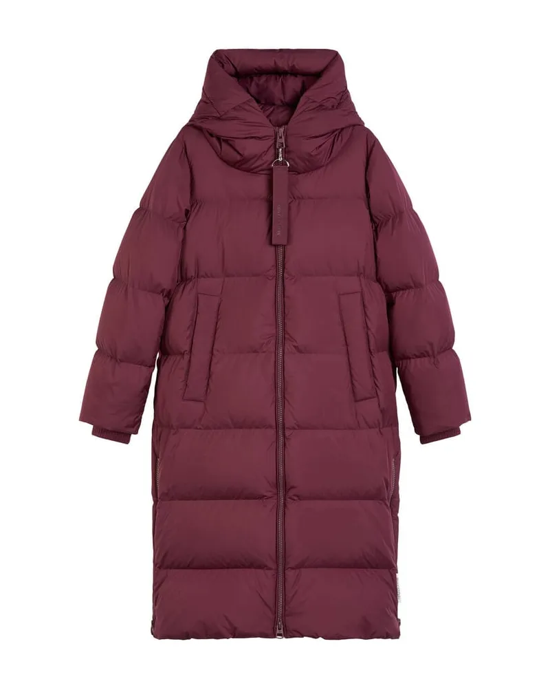Marc O'Polo Damen Mantel mit Daunenfüllung Aubergine