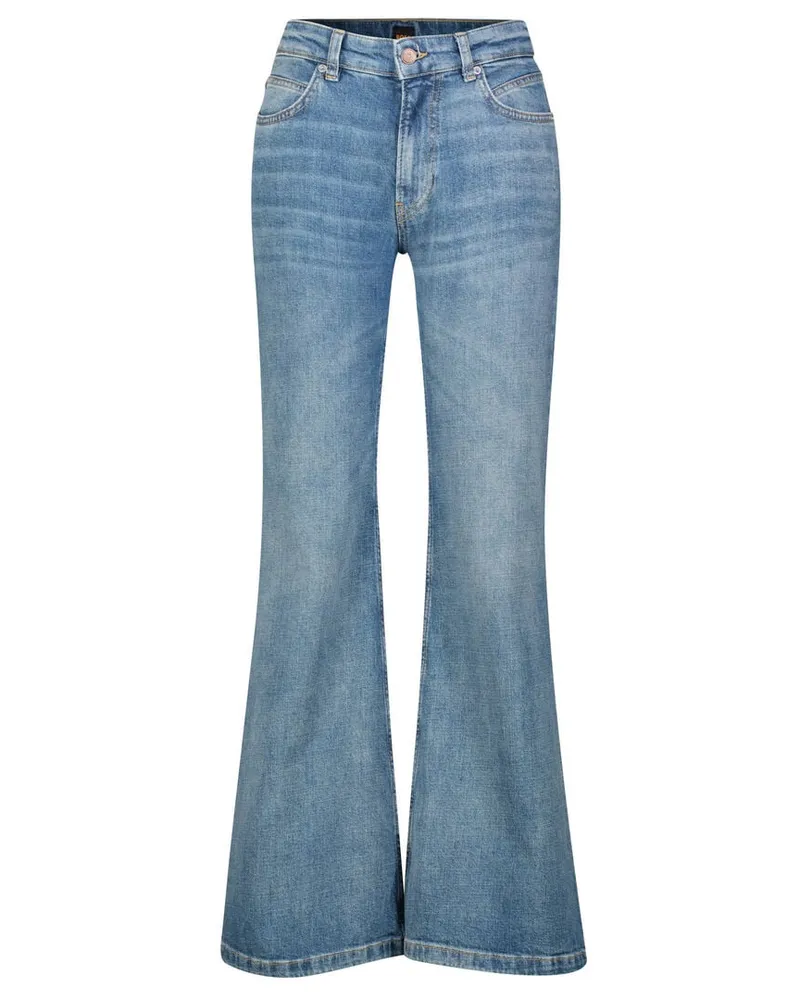 HUGO BOSS Damen Jeans C_SOFT Bootcut Blau