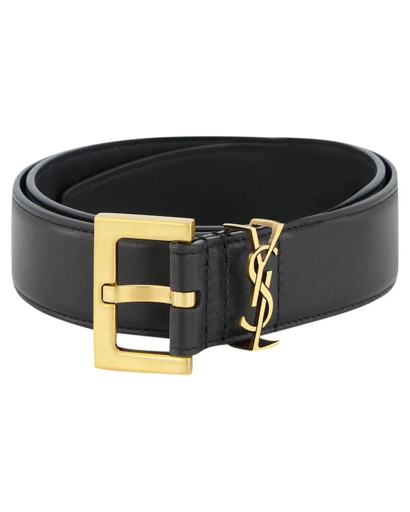 Saint Laurent Damen Gürtel Schwarz