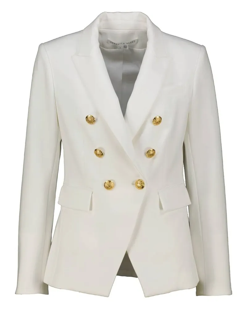 Veronica Beard Damen Blazer MILLER DICKEY JACKET Weiss