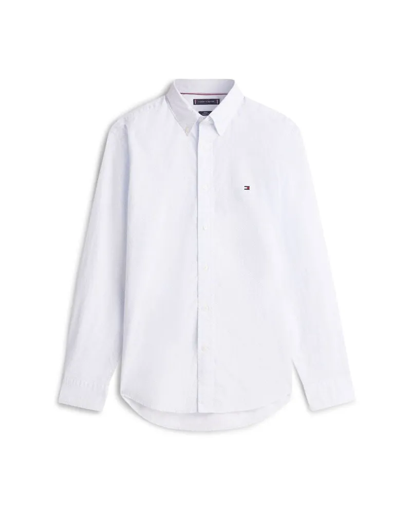 Tommy Hilfiger Herren Hemd Regular Fit Bleu