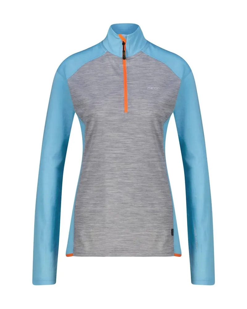 me°ru' Damen Funktionsshirt VORDINGBORG Langarm Azur