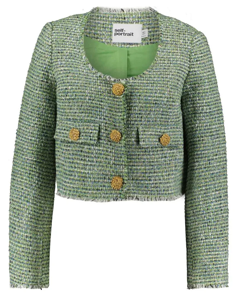 Self-Portrait Damen Blazer Grün