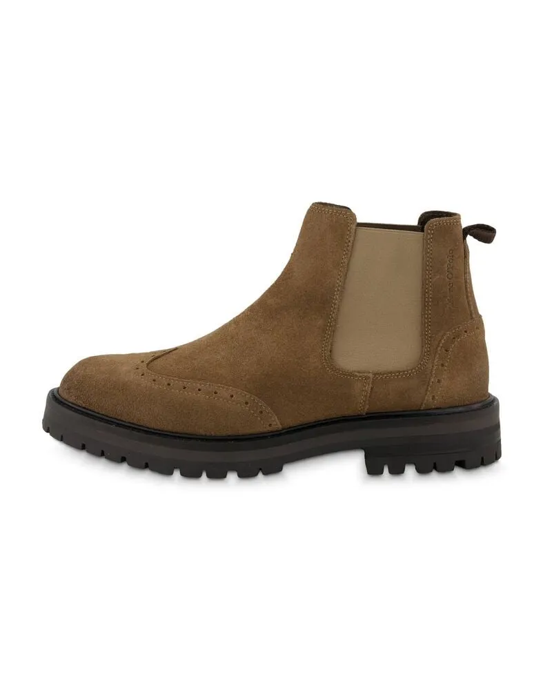 Marc O'Polo Herren Chelsea Boots Taupe
