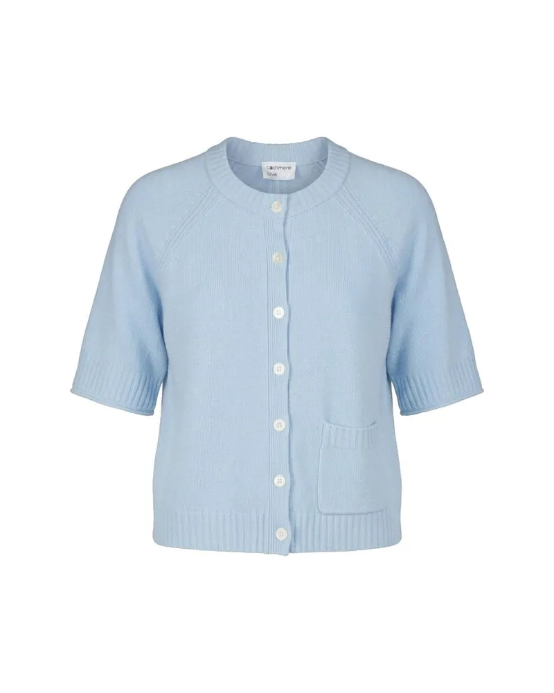 S. Marlon Damen Kaschmirstrickjacke Sky