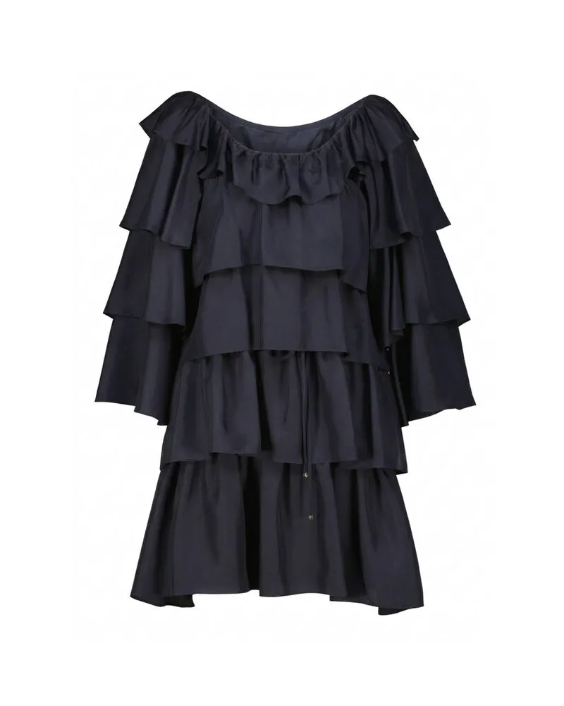 Dorothee Schumacher Damen Minikleid aus Seide Marine