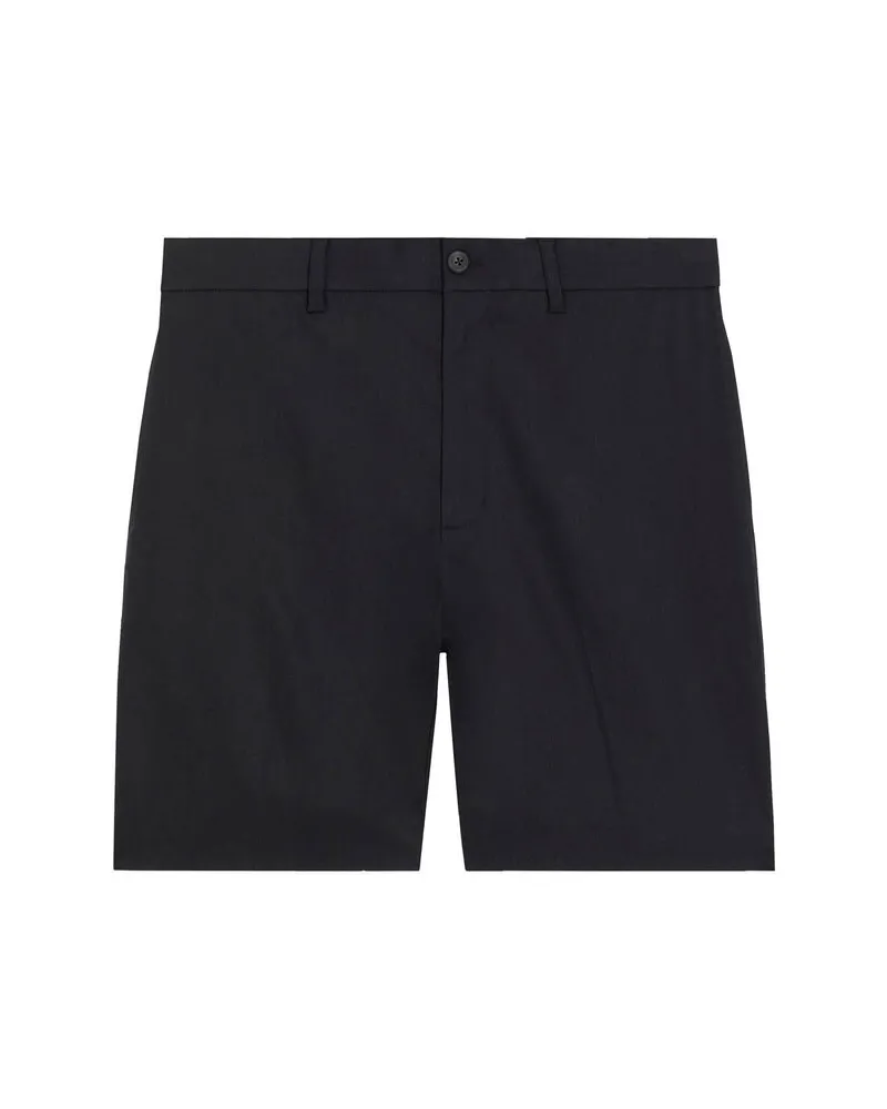Calvin Klein Herren Bermuda mit Leinen Schwarz