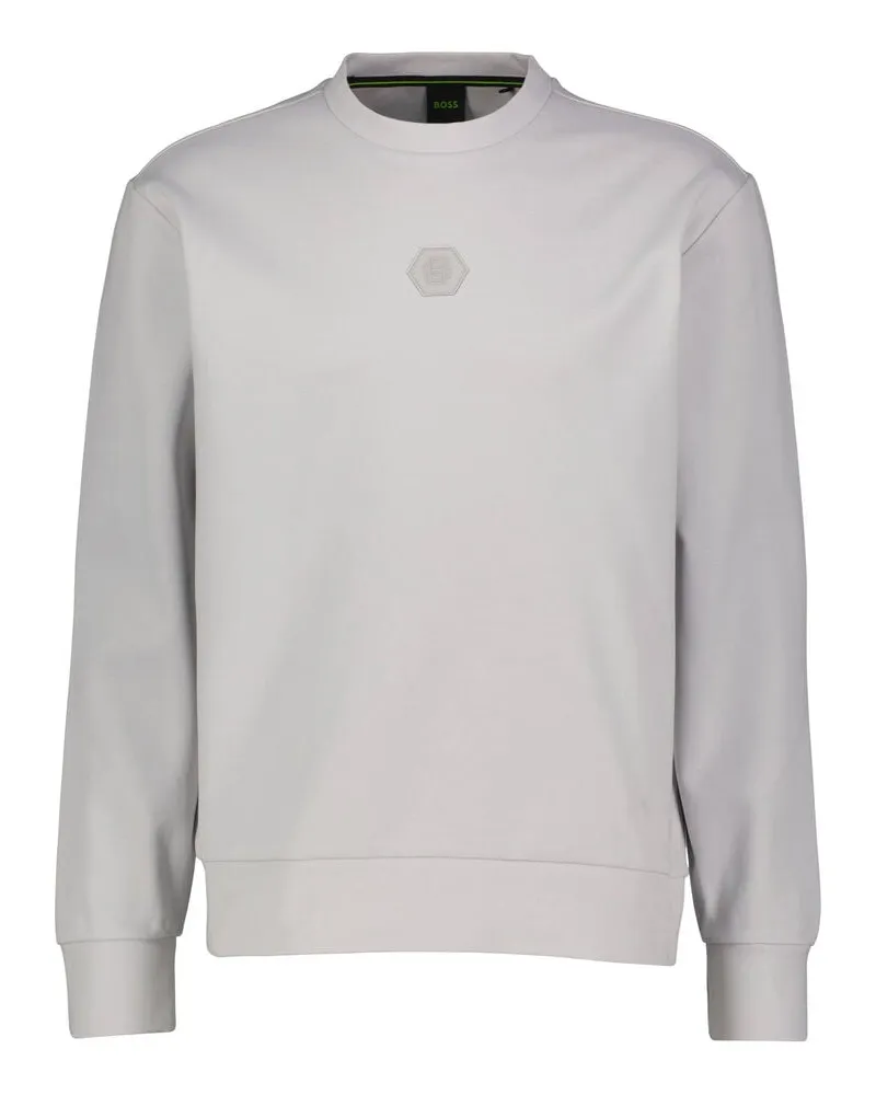 HUGO BOSS Herren Sweatshirt CN FUTURE Grau