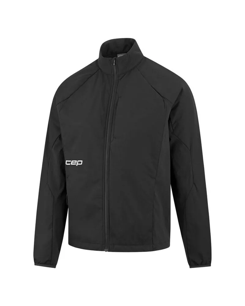 CEP Damen Laufjacke CORE RUN THERMAL HYBRID JACKET Schwarz