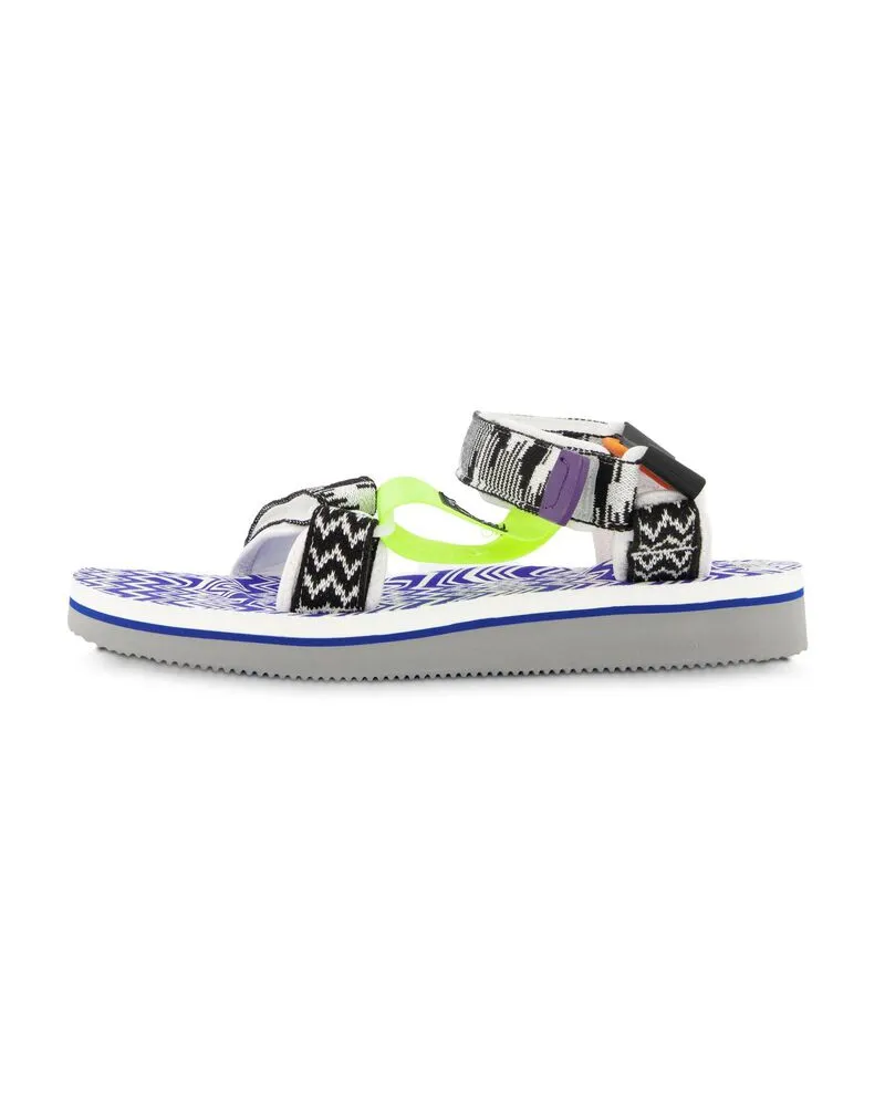 SUICOKE Herren Sandalen X MISSONI DEPA SUICOKE COLLAB Weiss