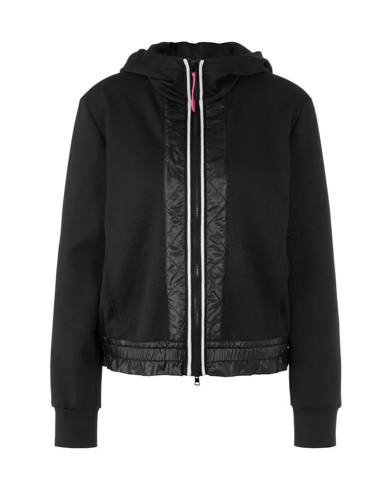 Marc Cain Damen Jacke mit Kapuze Schwarz