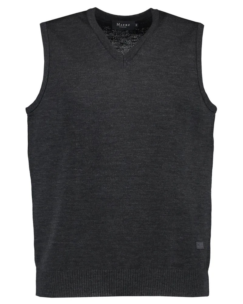 Maerz Herren Pullunder Anthrazit