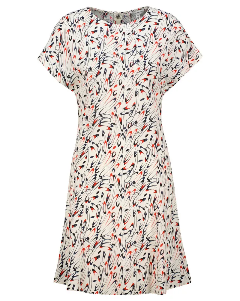 Tommy Hilfiger Damen Kleid aus Viskose Mehrfarbig