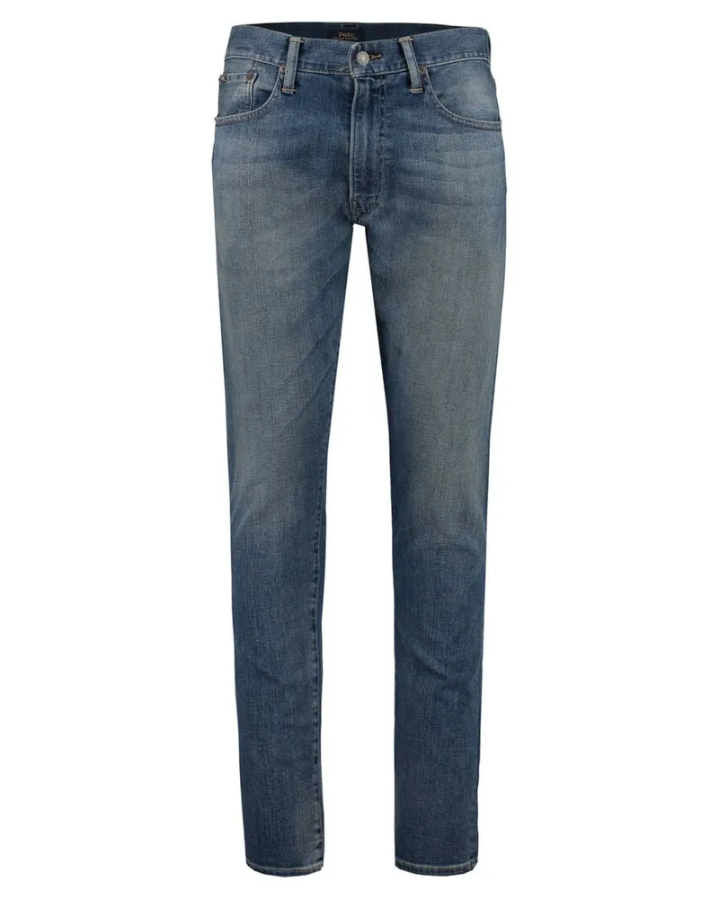 Ralph Lauren Herren Jeans Slim Fit lang Blau