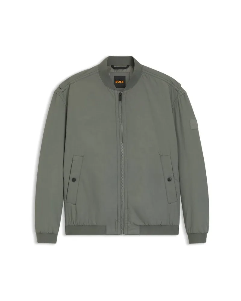HUGO BOSS Herren Bomberjacke OVARSI Grau