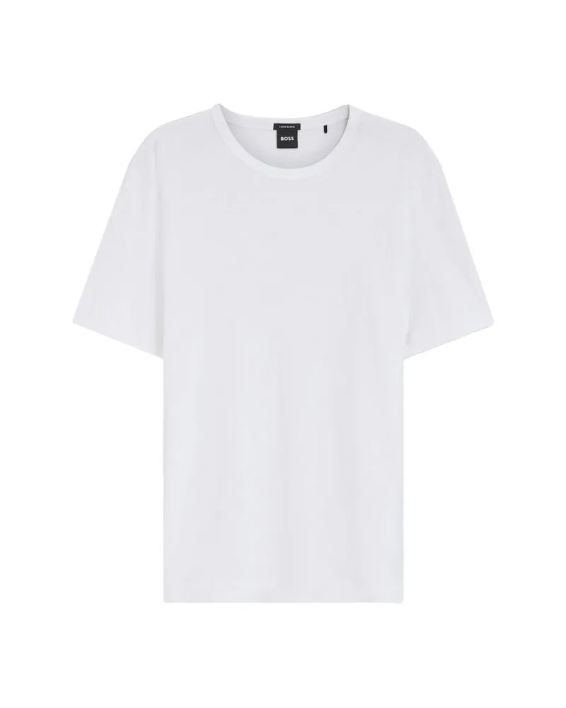 HUGO BOSS Herren T-Shirt H-TAUT Weiss