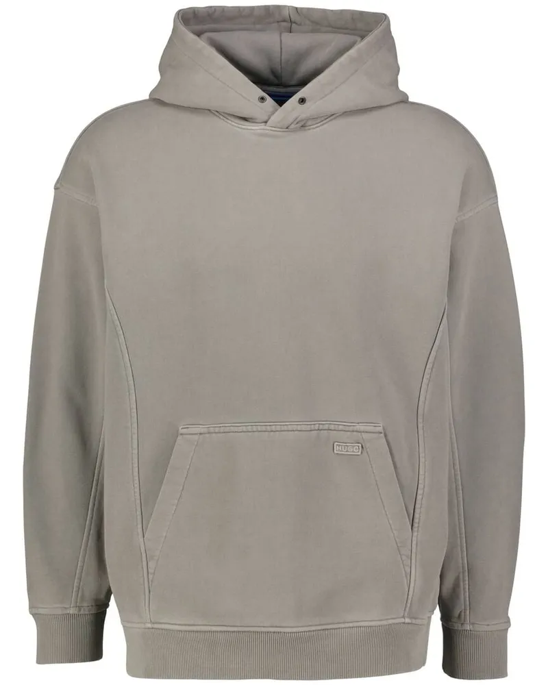 HUGO BOSS Herren Hoodie NELISO Loose Fit Grau