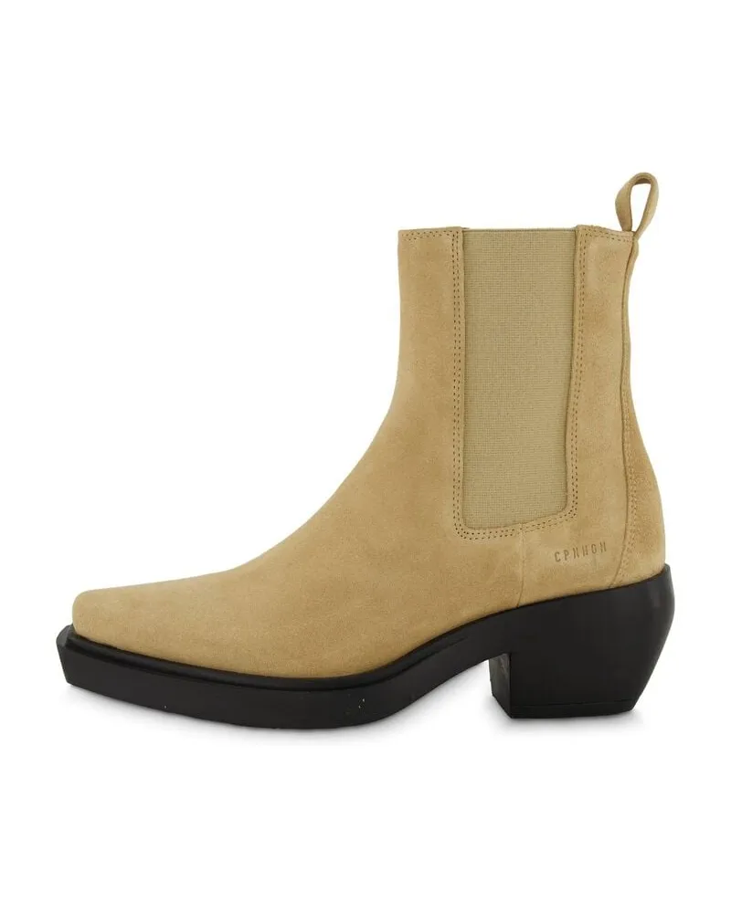 Copenhagen Damen Chelsea-Boots COWBOY BOOT NABUK Sand