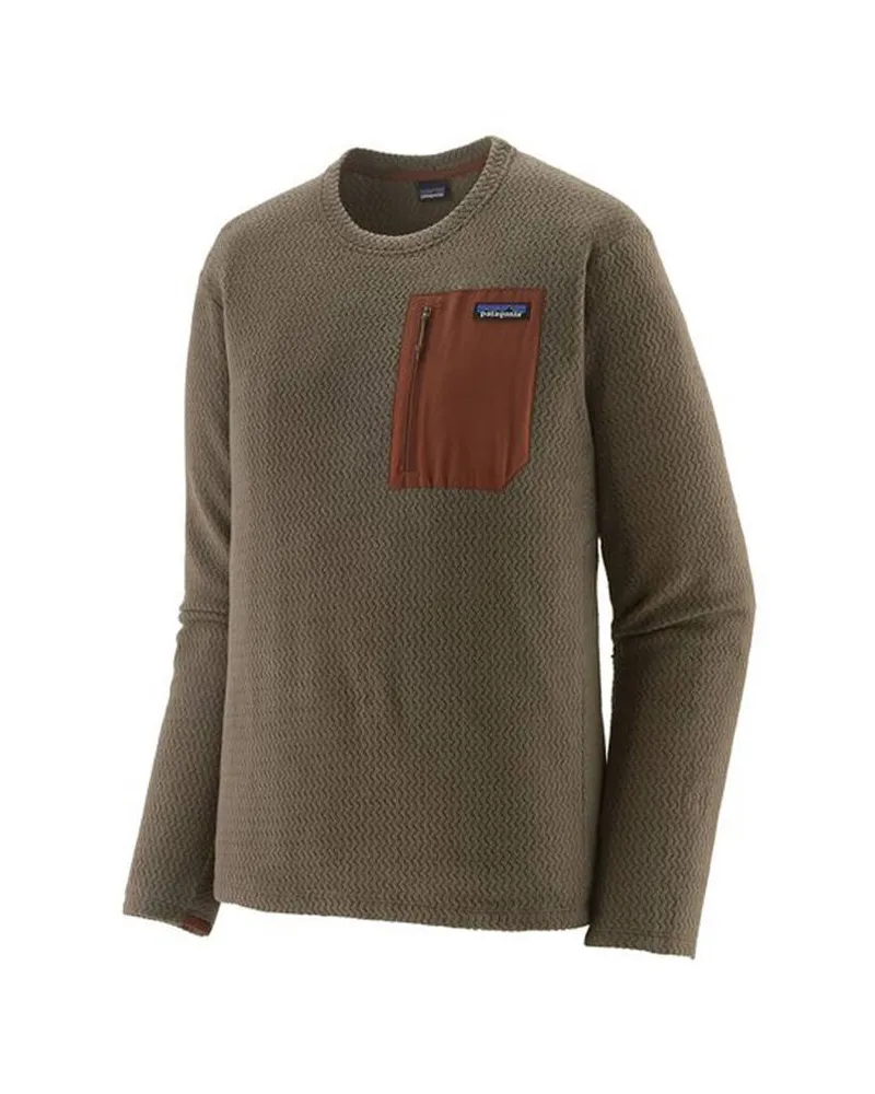 Patagonia Herren Fleecepullover M`S R1 AIR CREW Rost