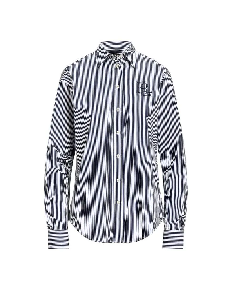 Ralph Lauren Damen Bluse Relaxed Fit Bleu