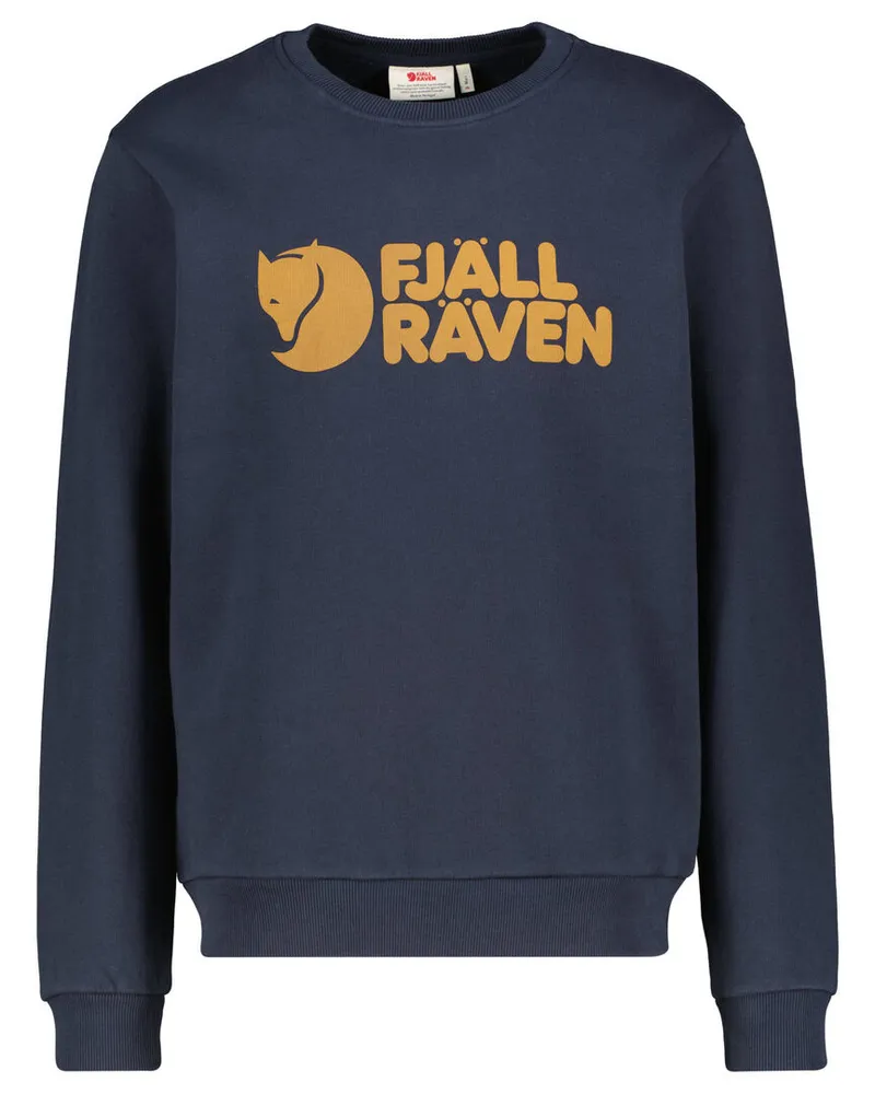 Fjäll Räven Herren Sweatshirt FJÄLLRÄVEN LOGO SWEATER Marine