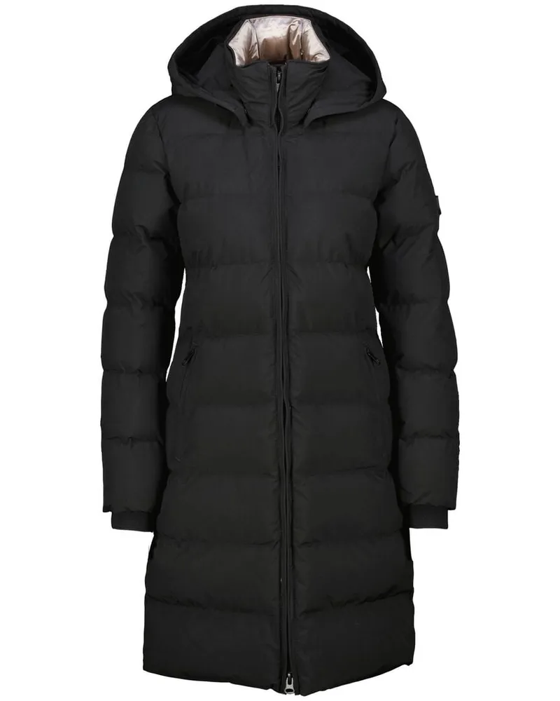 Wellensteyn Damen Steppmantel GOLDMINE LONG Schwarz