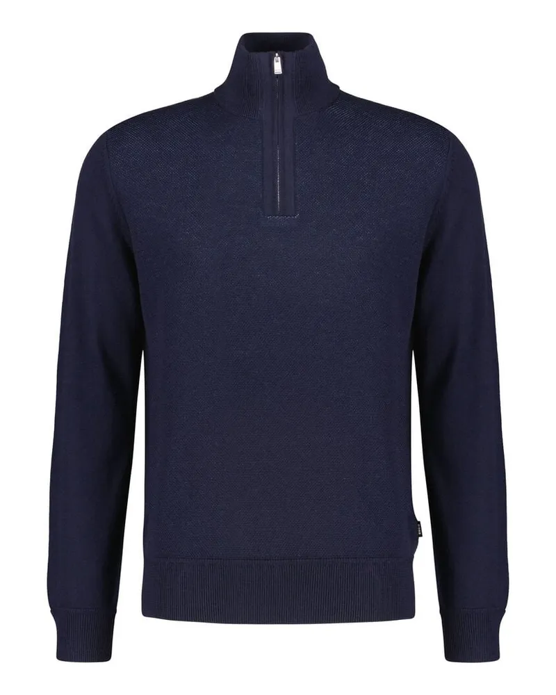 HUGO BOSS Herren Strickpullover aus Wolle H_ILLARIO Marine