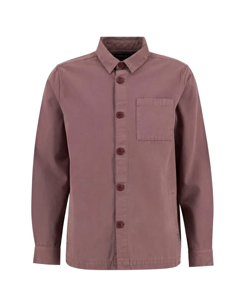 Barbour Herren Overshirt Tailored Fit Rot